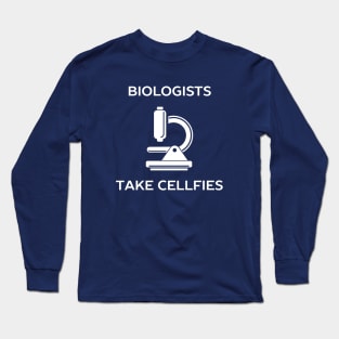 Funny Biology Microscope Pun T-Shirt Long Sleeve T-Shirt